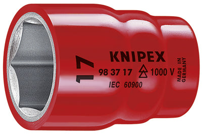 Knipex dop voor ratel (dubbele zeskant) | met binnenvierkant | 1 2 - 98471