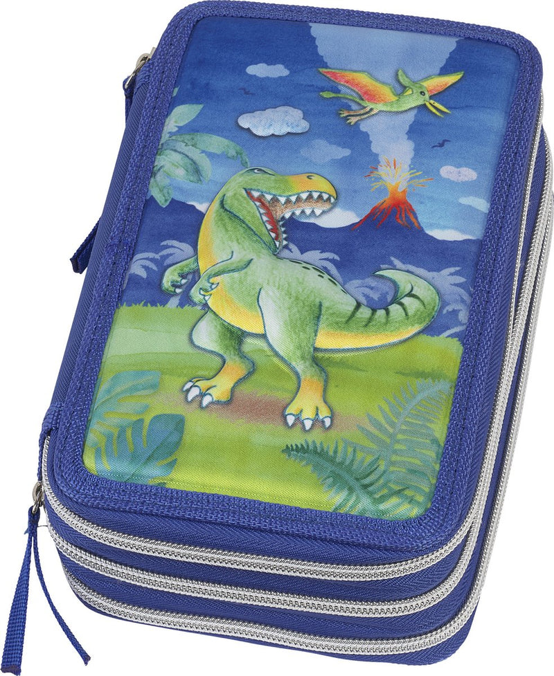 Faber-castell tekenetui - dino - gevuld 3-laags 44-delig - fc-573041