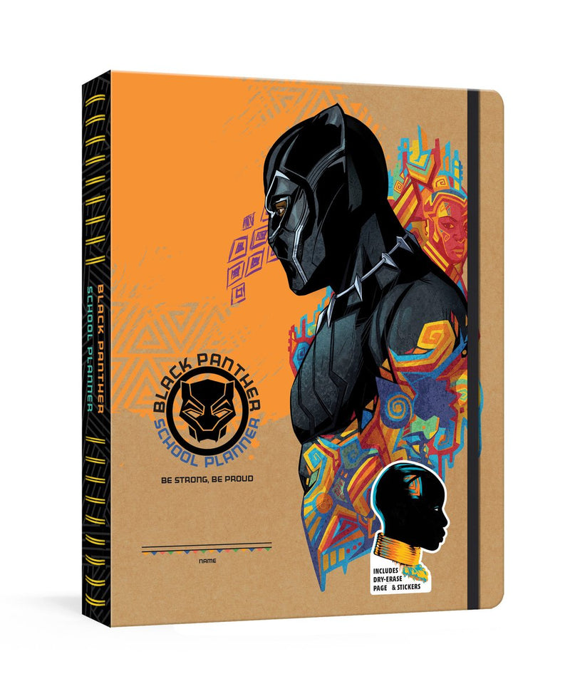 Marvel black panther school planner
