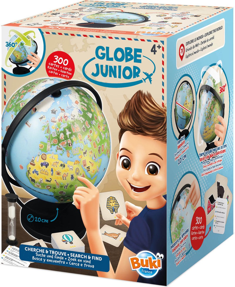 Buki france buki - wereldbol junior - educatieve wereldbol - educatief spel
