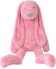 Happy horse konijn richie knuffel 58cm - donkerroze - baby knuffel
