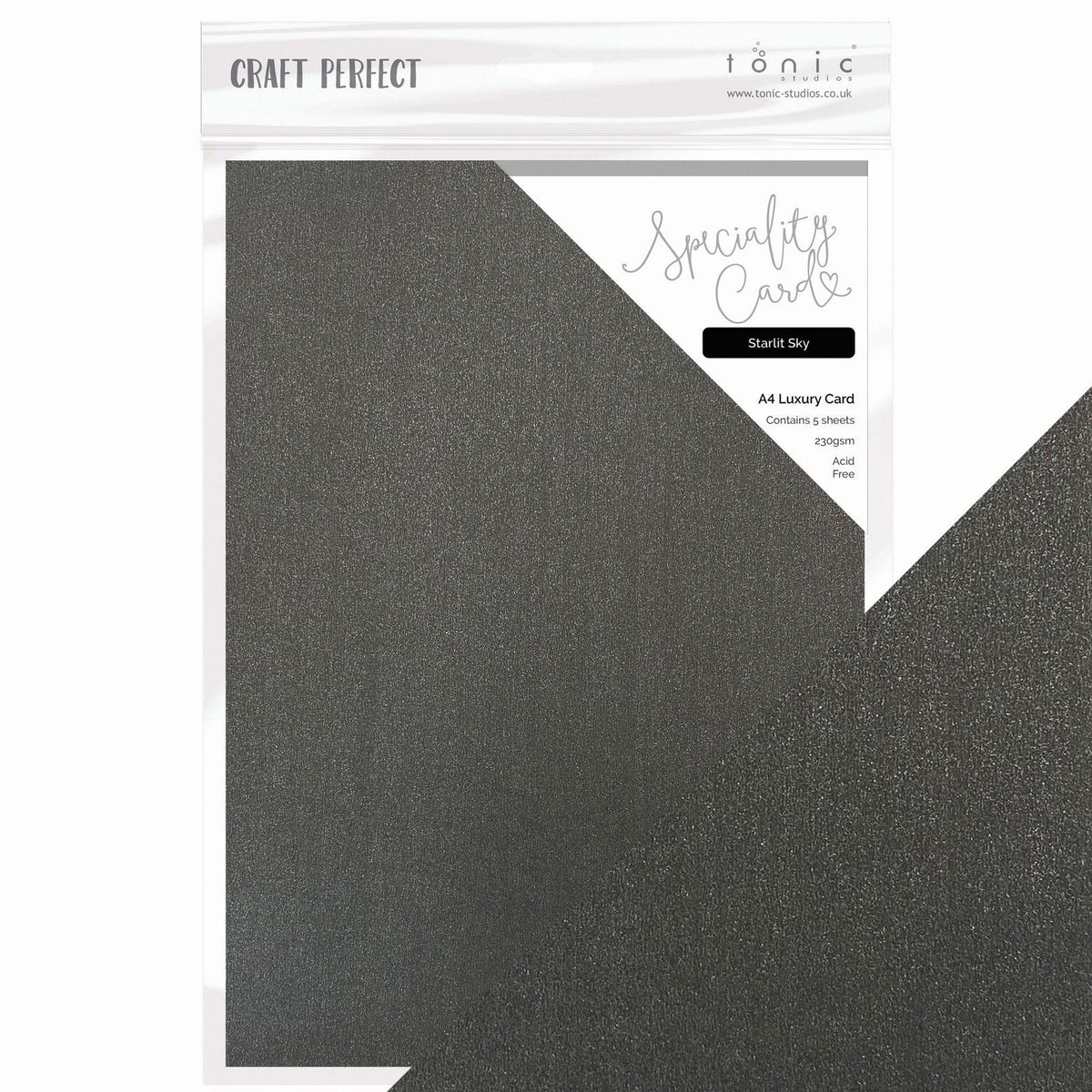 Craft perfect by tonic studios craft perfect • christmas magic speciality card starlit sky