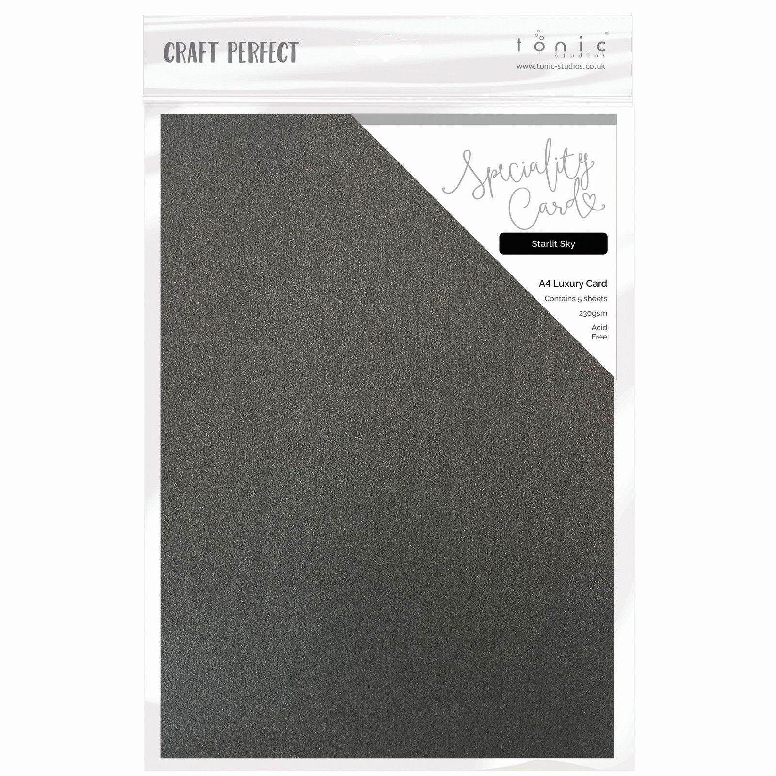 Craft perfect by tonic studios craft perfect • christmas magic speciality card starlit sky