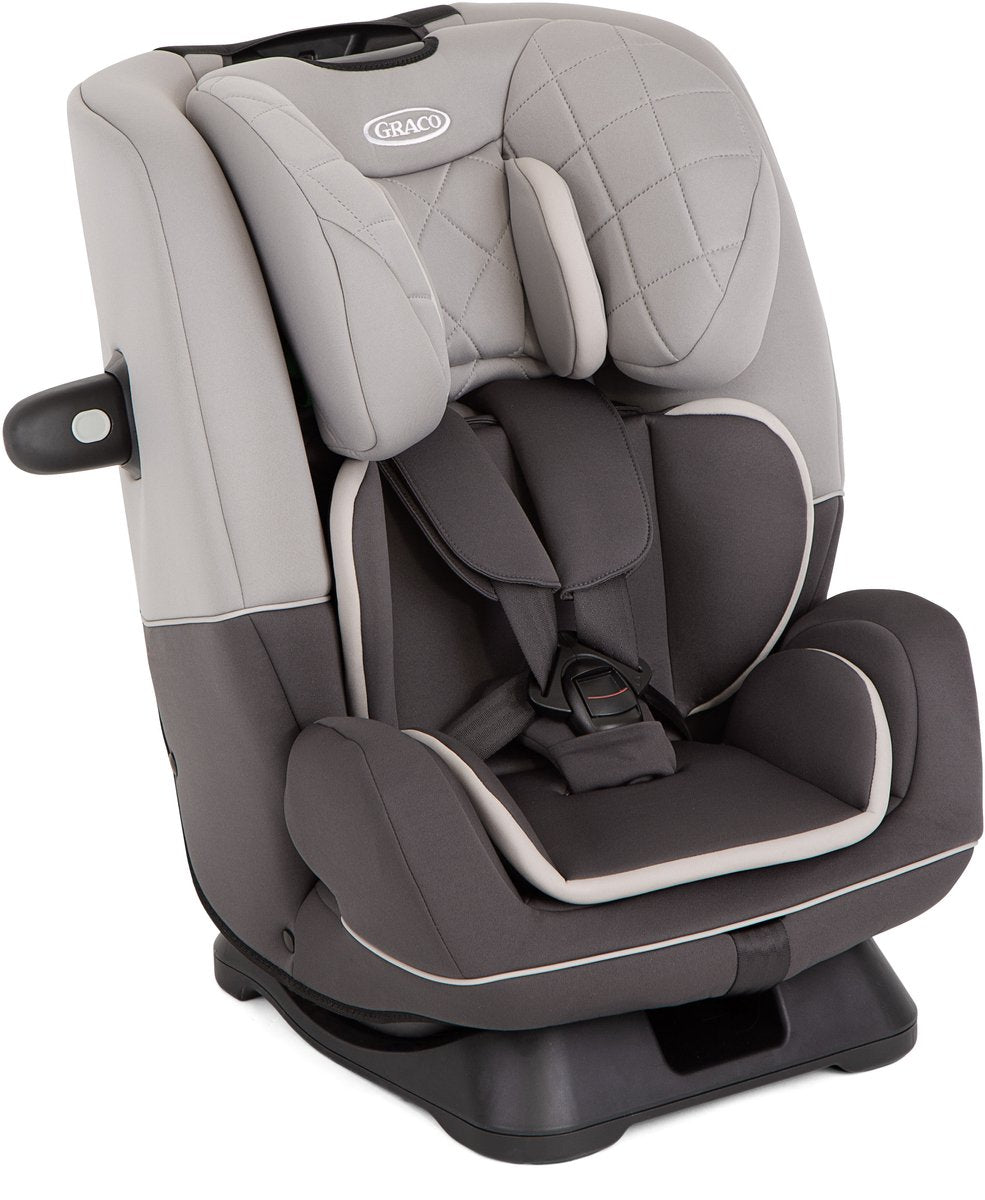 Graco slimfit r129 - iron - 2-in-1 autostoel achterwaarts voorwaarts - van 40 tot 145 cm (vanaf de geboorte tot ca. 12 jaar)