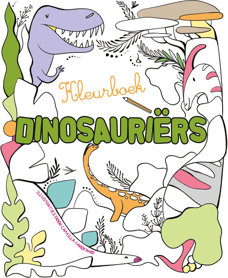 Kleurboek: dinosauriërs. 3+ | 2 stuks