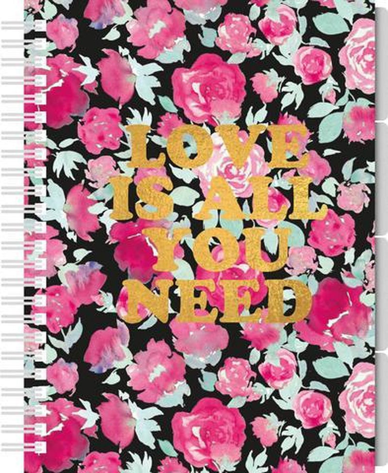 Kangaro schrijfblok - 4 in 1 blok - pink mint retro - a5 - lijn - k-21218