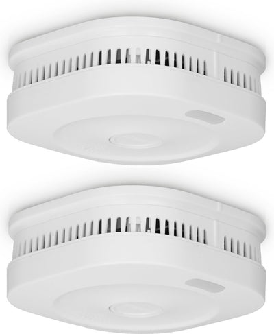 Alecto smartsmoke11 smart wifi rookmelder - 10 jaar batterij - voldoet aan europese norm en14604 - 2 stuks