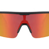 Trivio - fietsbril noa zwart revo rood met extra transparante lens