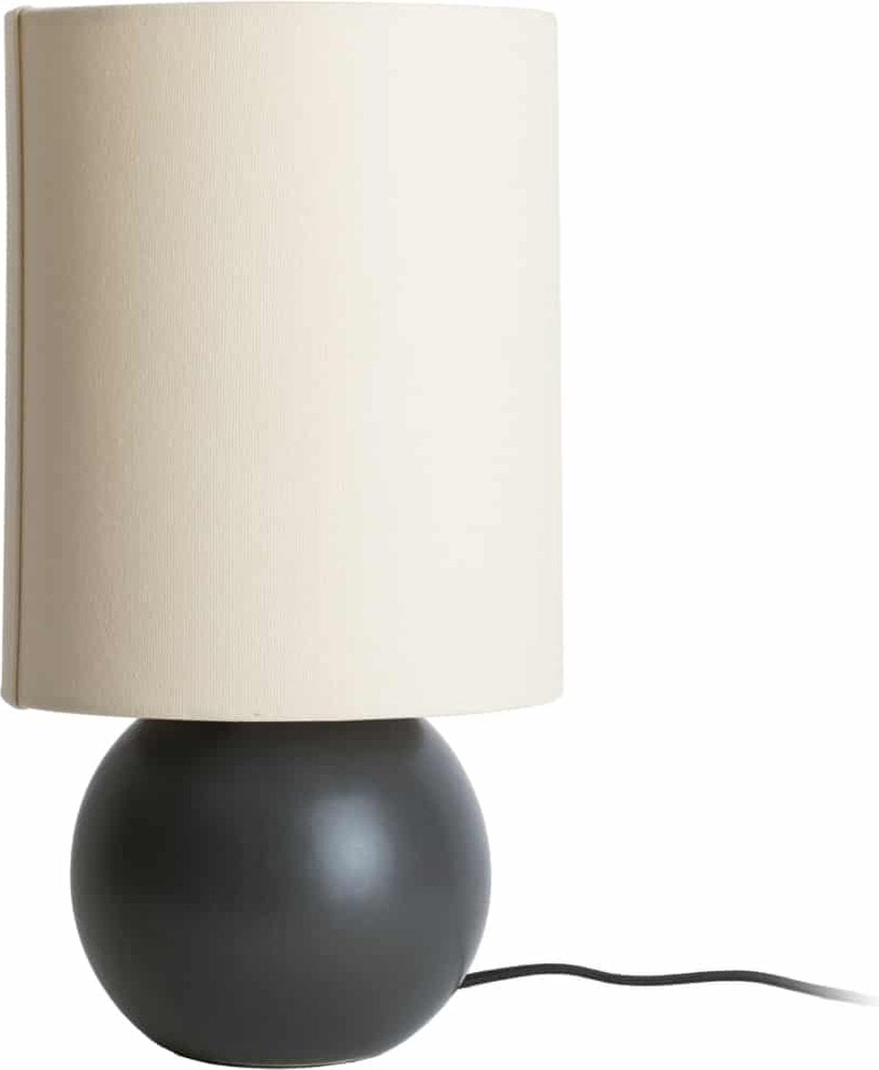 Leitmotiv tafellamp alma ball - zwart - ø16cm - scandinavisch