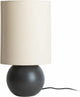 Leitmotiv tafellamp alma ball - zwart - ø16cm - scandinavisch