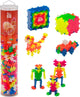 Plus-plus tube neon 240 delige bouwset - 4186 - bouwspeelgoed - constructiespeelgoed - set met bouwstenen - vanaf 5 jaar