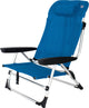 Eurotrail marbella - strandstoel met ligstand - royal blue