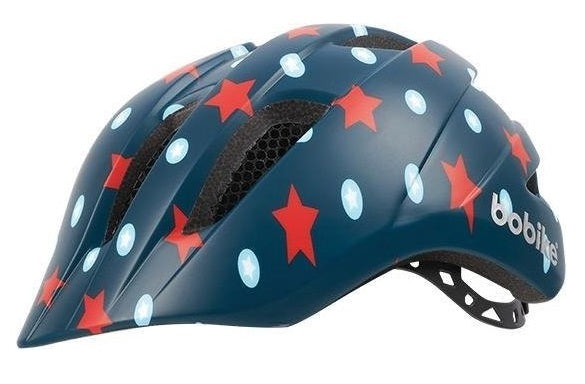 Kinderhelm Bobike Plus Navy Stars S (52-56Cm) Blauww