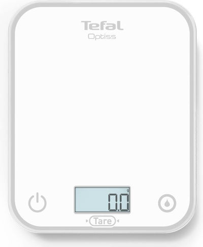 Tefal optiss bc50u0 - digitale keukenweegschaal - wit - compact - max. 5 kg - precisie weegschaal