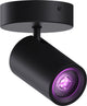 Calex smart plafondlamp - 1-lichts - slimme opbouwspot - rond - zwart