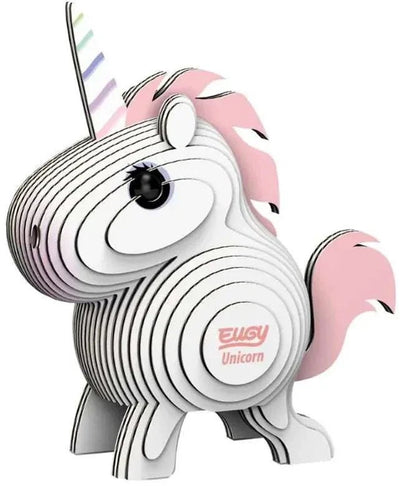 Eugy 3d puzzel - eenhoorn - fantasiefiguren - duurzaam - verzamel ze allemaal - 6 jaar