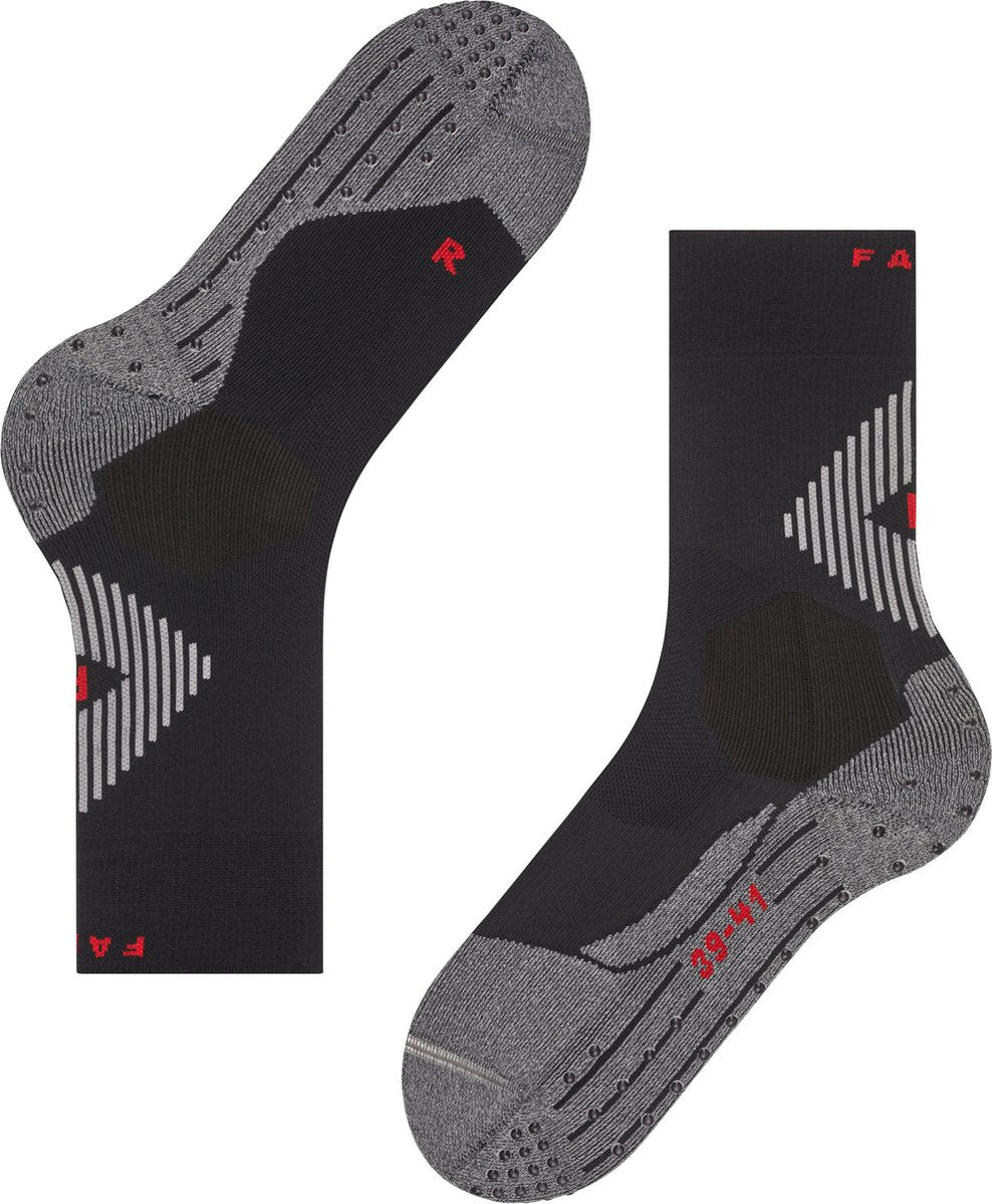Falke 4grip stabilizing voor maximale snelheid functioneel materiaal sokken unisex zwart - maat 39-41