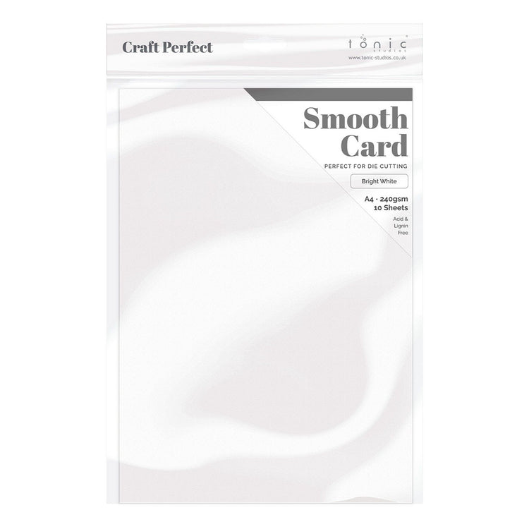 Craft perfect by tonic studios craft perfect • smooth card a4 240g white 5pcs