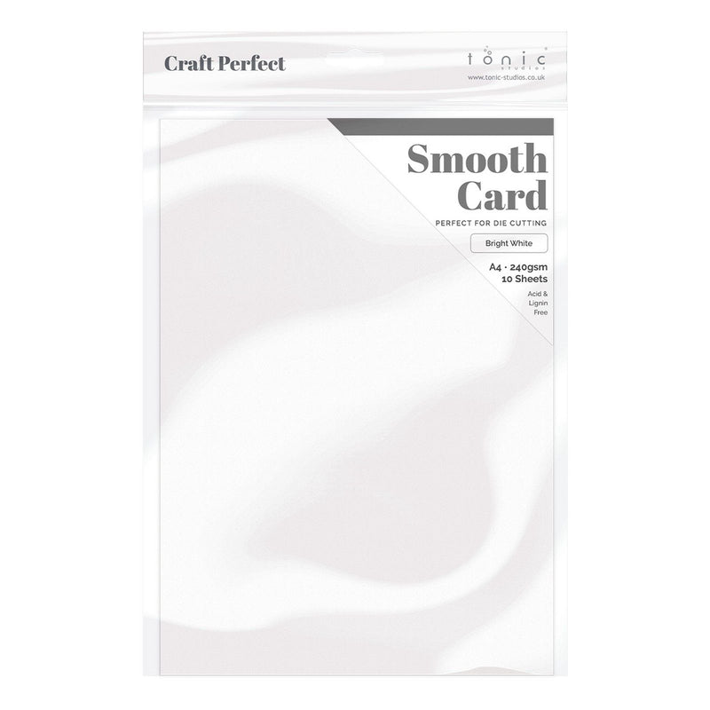 Craft perfect by tonic studios craft perfect • smooth card a4 240g white 5pcs