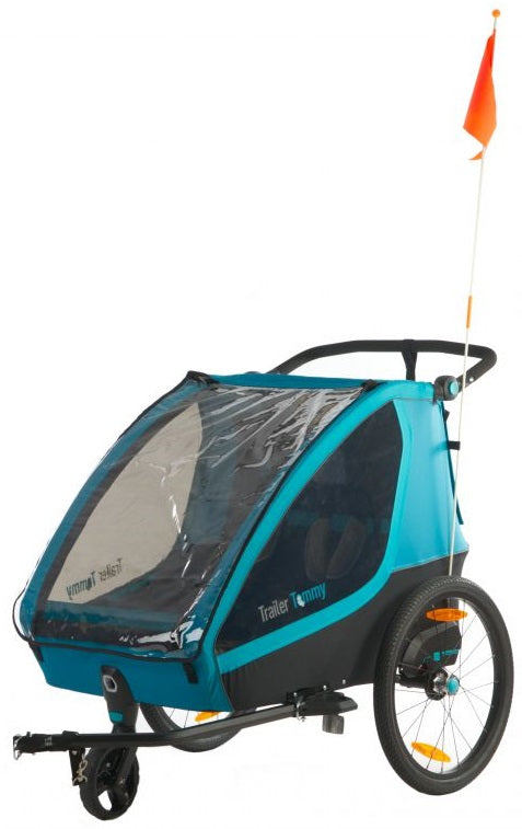 Mirage Tommy Kinderfietskar - Aluminium frame, wielvering, 3-punts gordel, blauw, 2021