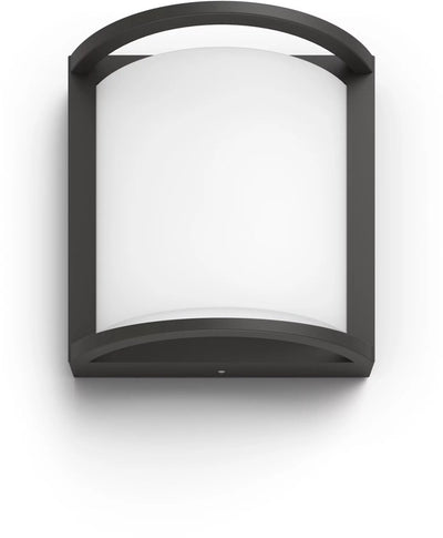 Philips led philips samondra wandlamp - ultra efficient - antraciet - 3,8w