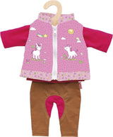 Heless poppenoutfit paardrijden - eenhoorn, 28-35 cm - afbeelding 1