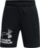 Under armour ua tech logo shorts jongens sportbroek - zwart