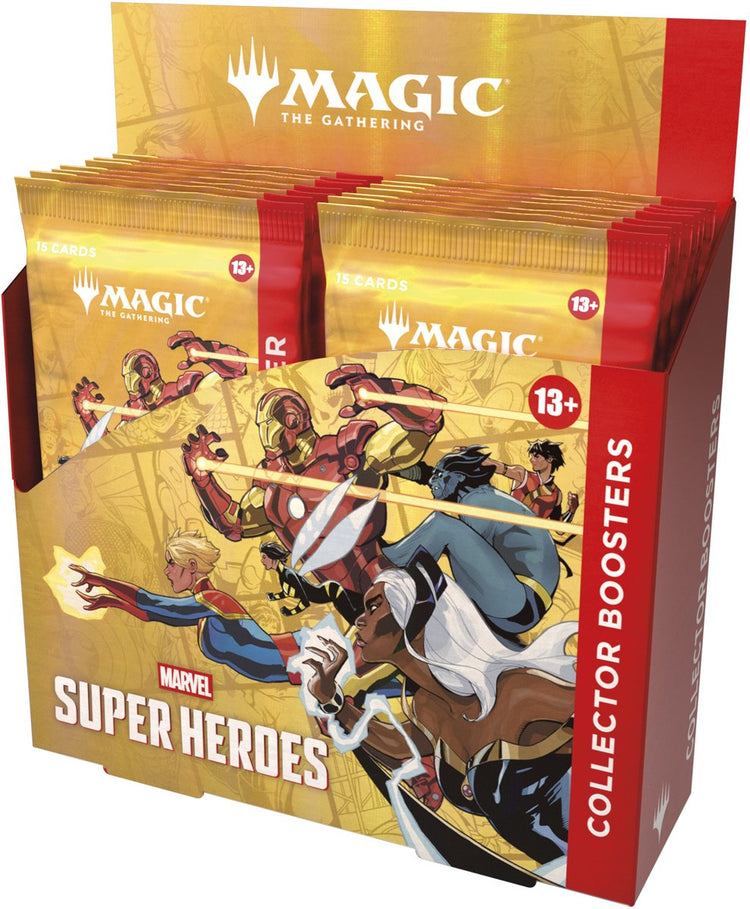 Magic: the gathering | marvel super heroes collector booster box