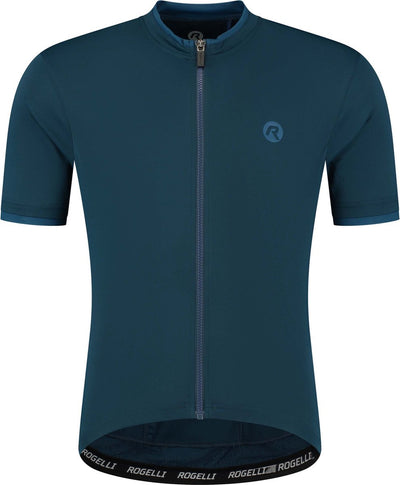 Rogelli essential fietsshirt - korte mouwen - heren - blauw - maat s