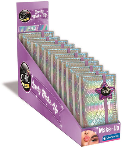 Clementoni crazy chic portemonnee ster met make-up