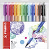 Stabilo pointmax fineliners in etui - 12st.
