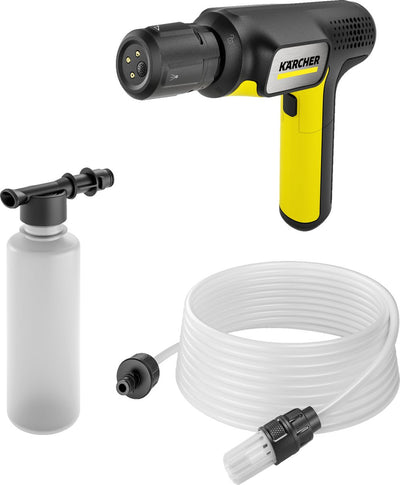 Kärcher oc handheld compact mobiele reiniger - draadloos - accu looptijd 30 minuten - 4-in-1 spuitlans - geschikt voor oa. fietsen - mountainbikes - tenten - kampeeruitrusting - kinderwagens - tuinset - speelgoed - bloembakken en outdoor