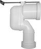 Duravit divers vario aansluitbocht verstelbaar 18 22cm