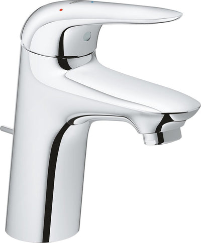 Grohe eurostyle new waterbesparende wastafelkraan - m-size - es energiebesparend - met waste - met gesloten greep - chroom