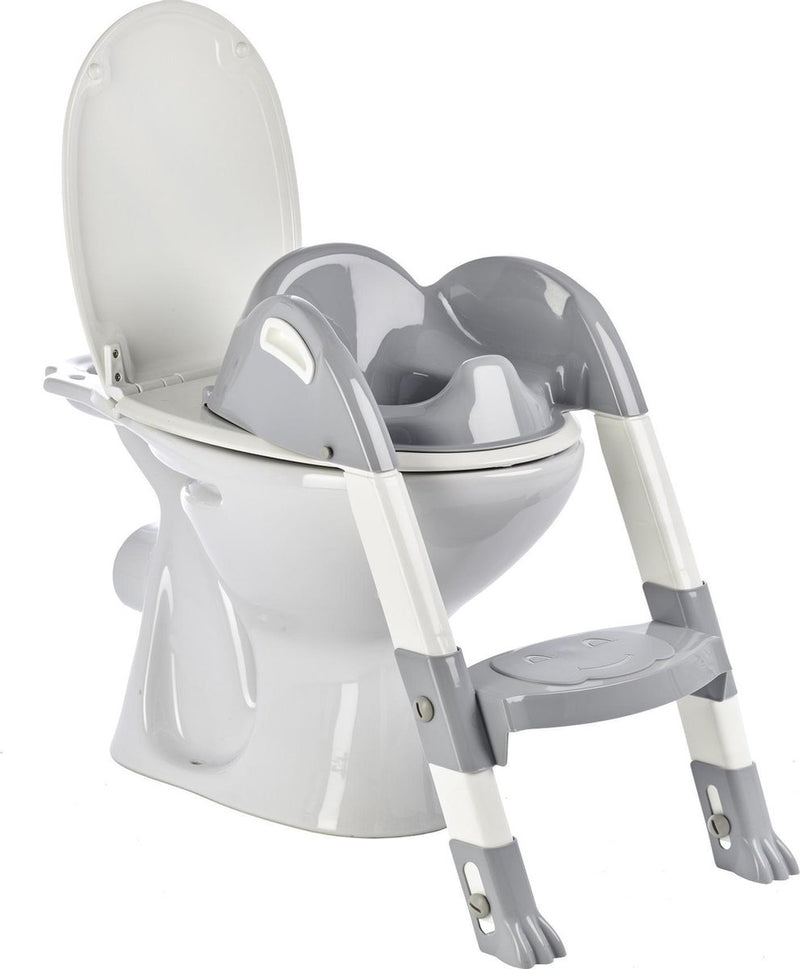 Konges sløjd thermobaby wc verkleiner met trapje kiddyloo grijs