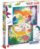 Clementoni puzzel grappige dino's, 2x20st.