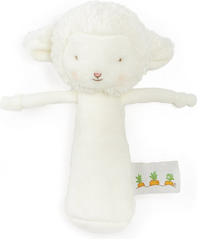 Bunnies by the bay rammelaar lammetje - knuffel - geborduurde details - 16 cm - wit