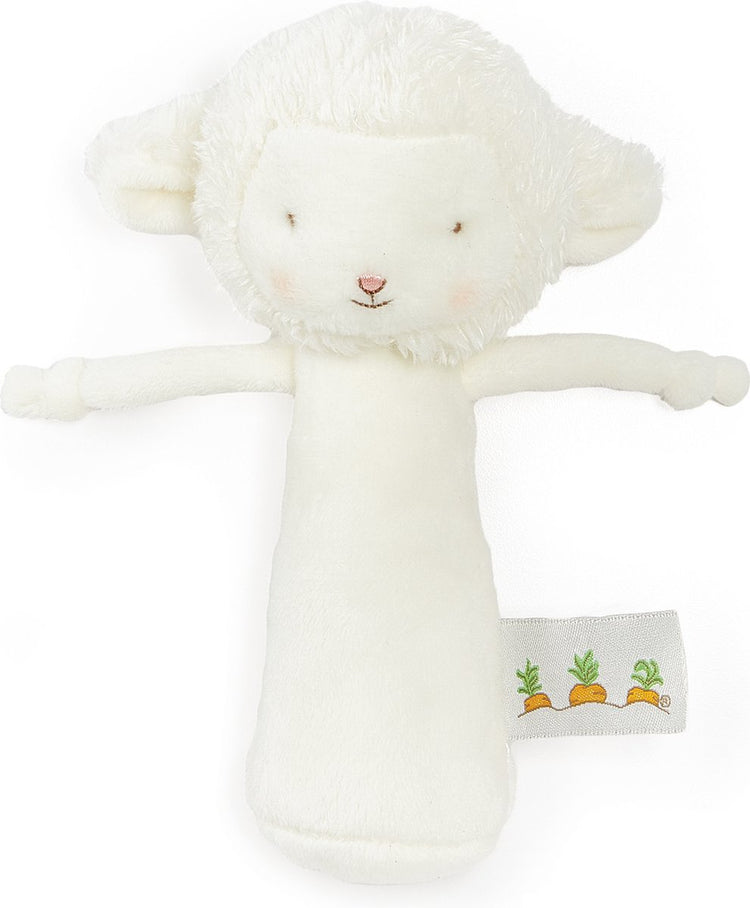 Bunnies by the bay rammelaar lammetje - knuffel - geborduurde details - 16 cm - wit
