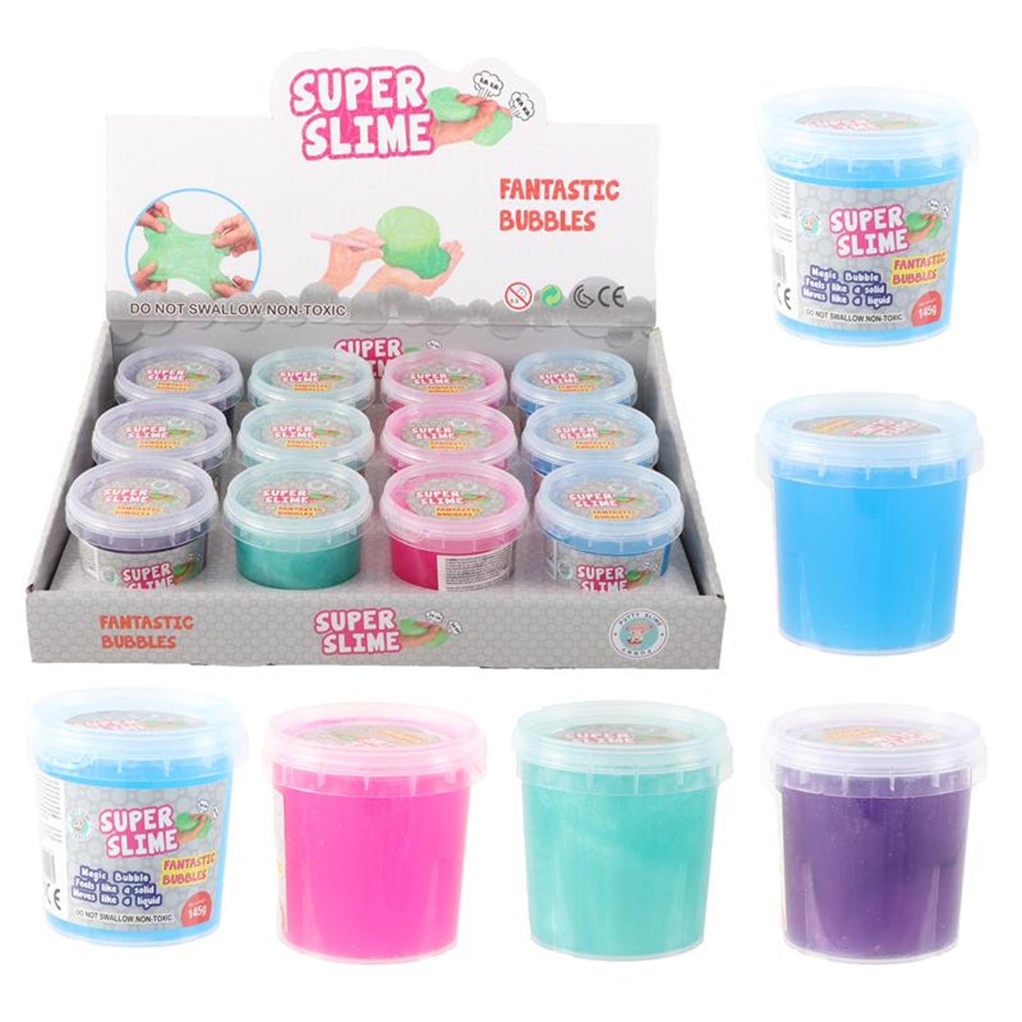 Super slime putty glitter bubbles 160gr