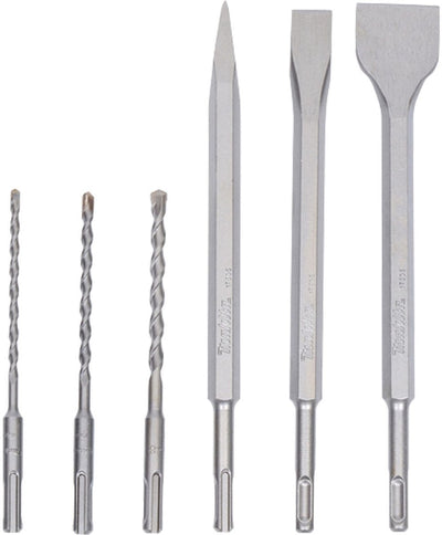 Makita toebehoren - sds-plus boren- beitelset sp, 6-delig d-58920