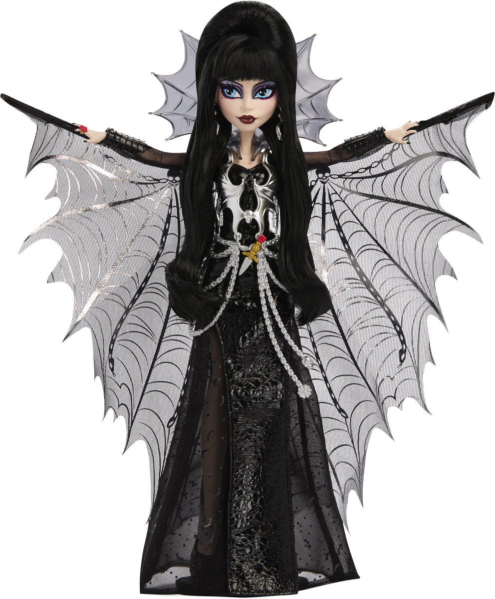 Monster high skullector elvira, meesteres van het duister pop
