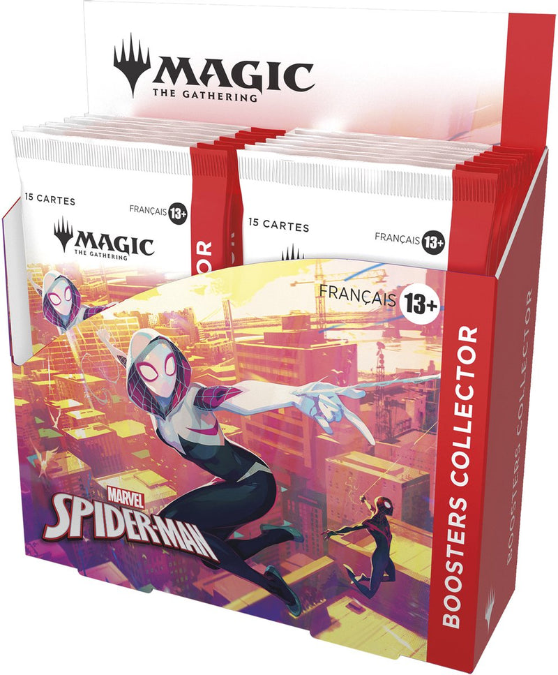 Wizards of the coast llc magic: the gathering - display de boosters collector marvel spider-man (12 boosters) - fr