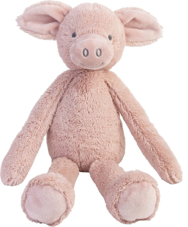 Happy horse varken perry knuffel 48cm - roze - baby knuffel