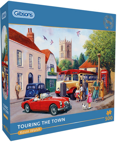 Gibsons - touring the town (door kevin walsh) - 500 stukjes 48×34cm (b×h) - legpuzzel voor volwassenen