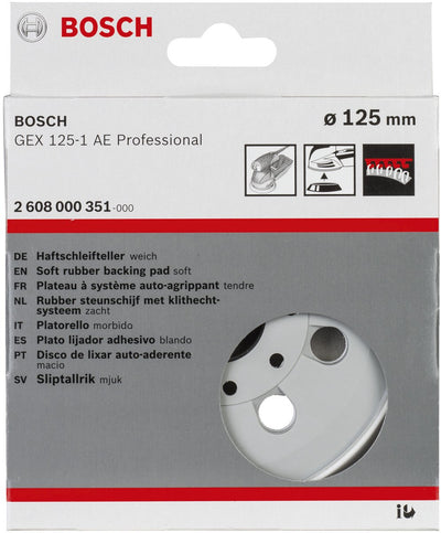Bosch - schuurplateau extra-zacht, 125 mm