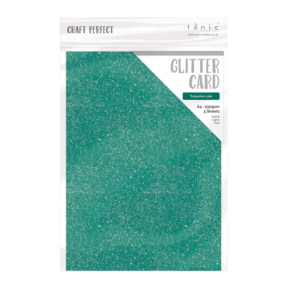 Nuvo by tonic studios nuvo • glitter card turquoise lake