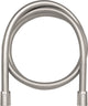 Plieger swizz doucheslang - universeel - kunststof - zilver - 125 cm - 10 jaar garantie