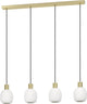 Eglo manzanares hanglamp - e27 - 97 cm - wit|goud