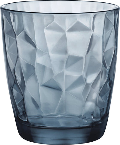 Bormioli rocco diamond tumbler 30 cl blauw - 1 stuk(s) - los glas