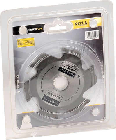 Powerplus cirkelzaagblad powx131a - ø 100x22mm – 6 tanden – tot 22 mm diep – zacht en hart hout - geschikt voor powx131 lamellenfrees